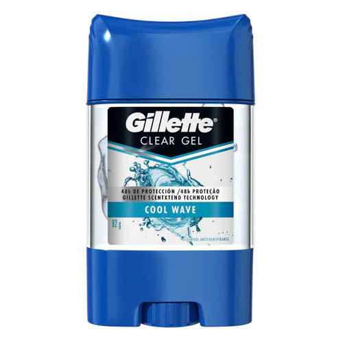 Gillette Clear Gel Cool Wave Gel Desodorante 82GR