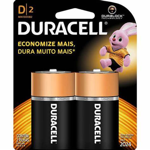 Duracell Pila D-2 Blister x 2 Unidades