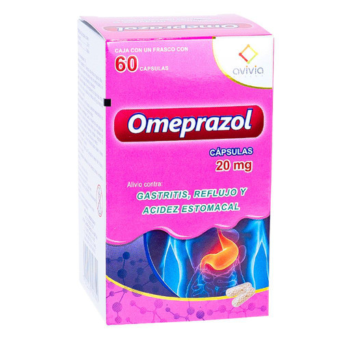 Omeprazol 20MG Avivia Frasco x 60 Cápsulas