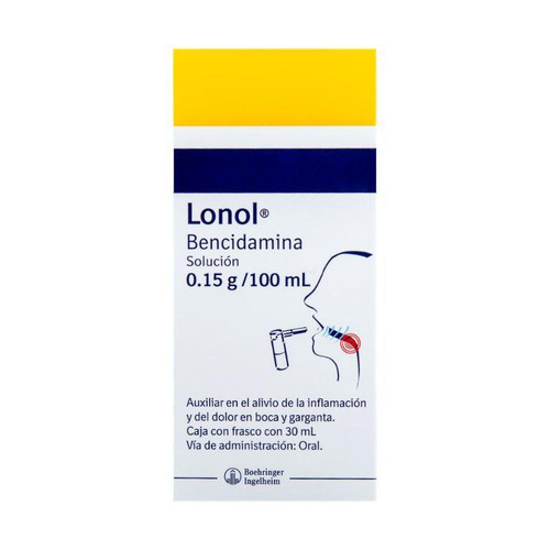 Lonol Nebulizador 0.15GR/100ML Spray Frasco 30ML
