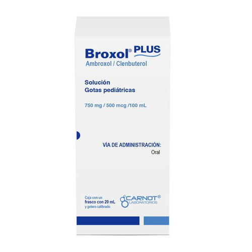 Broxol Plus Pediátrico 750MG/500MCG Frasco 20ML