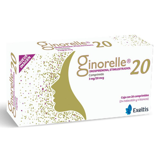 Ginorelle 20 3MG/20MCG Caja x 28 Comprimidos