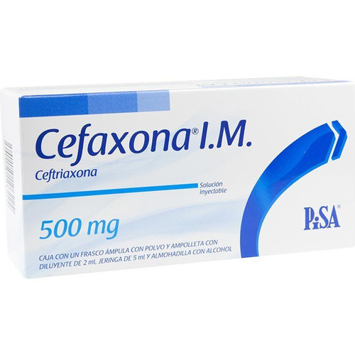 Cefaxona IM 500/20MG Solución Inyectable Caja x 1 Ampolleta de 20ML