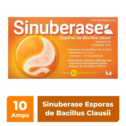 Sinuberase 5ML Caja x 10 Ampolletas