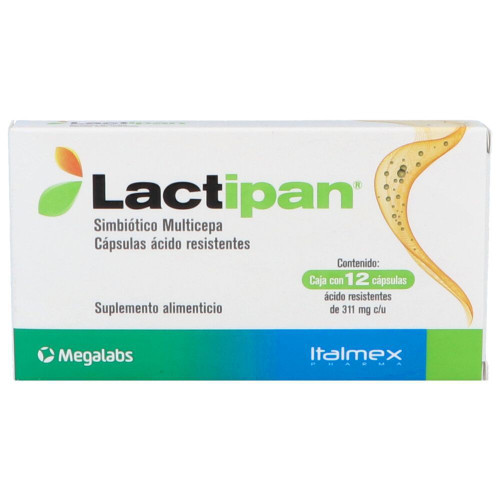 Lactipan 311mg Caja x 12 Cápsulas