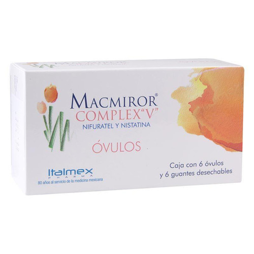 Macmiror Complex V 500MG/200,000UI Caja x 6 Óvulos