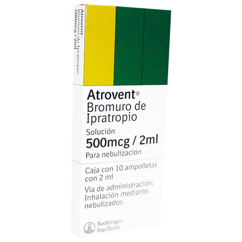 Atrovent 500MCG/2ML Caja x 10 Ampolletas