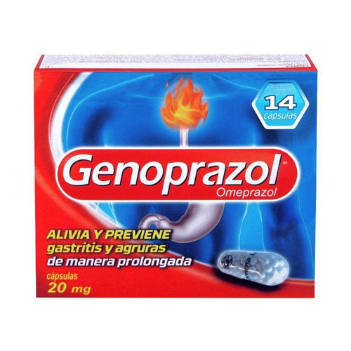 Genoprazol 20MG Caja x 14 Cápsulas