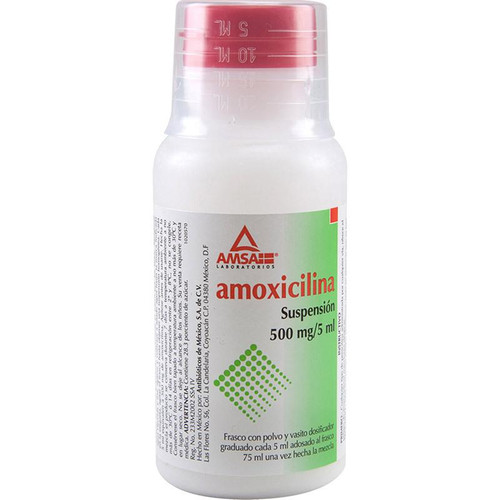 Amoxicilina 500MG Amsa Suspensión Frasco 75ML