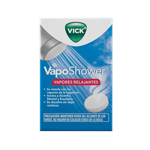 Vick Vapo Shower Vapores Relajantes Caja x 3 Pastillas