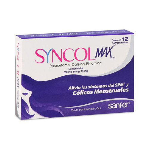 Syncol Max Caja x 12 Comprimidos