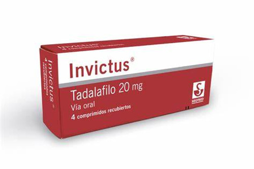 Invictus 20MG Caja x 4 Tabletas