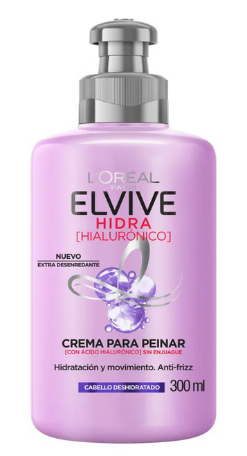 L'Oréal Paris Elvive Hidra Hilaurónico Crema Para Peinar 300 Ml