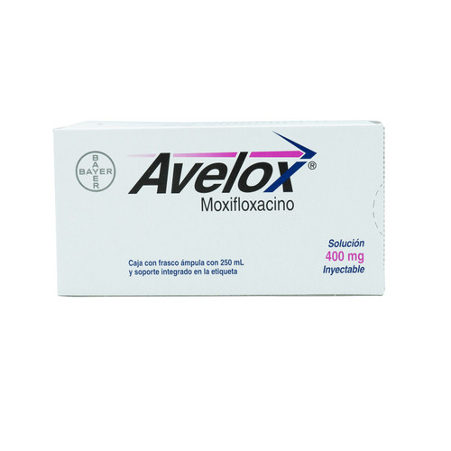 Avelox 400MG/250ML Solución Inyectable Frasco 250ML