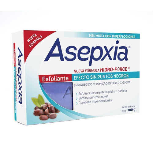 Asepxia Jabón Exfoliante Barra x 100GR