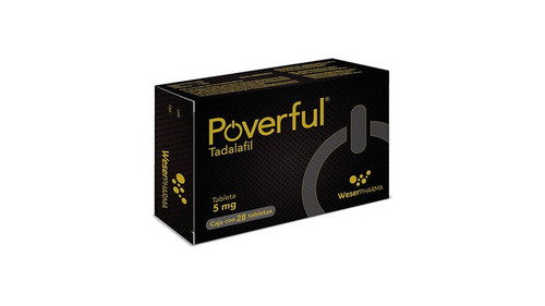 Poverful 5MG Caja x 28 Tabletas