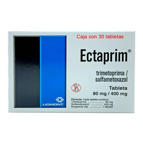 Ectaprim 80MG/400MG Caja x 30 Tabletas