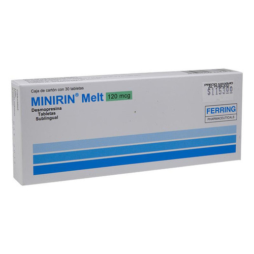 Minirin Melt 120MCG Caja x 30 Tabletas Sublingual