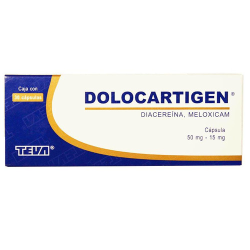 Dolocartigen 50MG/15MG Caja x 30 Cápsulas