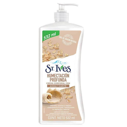 ST Ives Crema Corporal Avena y Karité 530ML