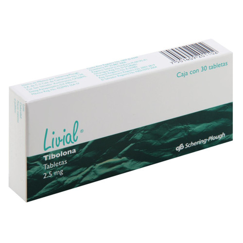 Livial 2.5MG Caja x 30 Tabletas