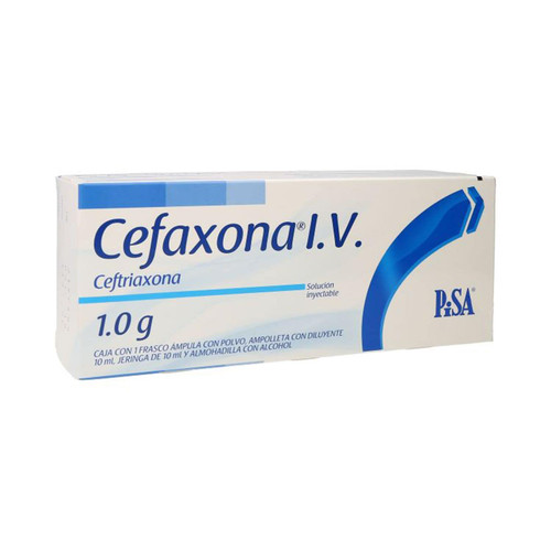 Cefaxona IV 1GR Solución Inyectable x 1 Frasco Ampolla