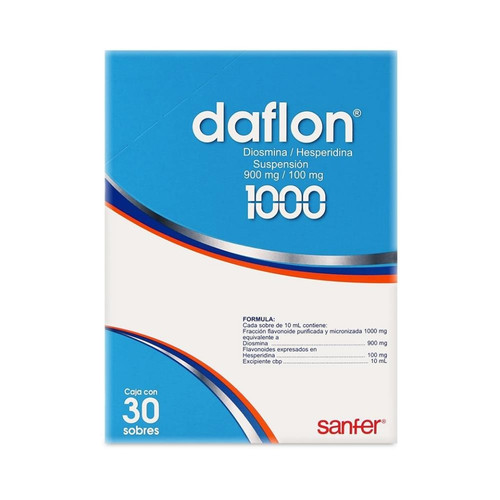 Daflon 1000 900/100MG Caja x 30 Sobres de 10ML