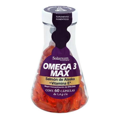 Solanum Omega 3 Max Frasco x 60 Cápsulas