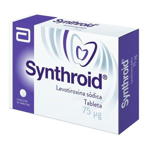 Synthroid 75MCG Caja x 30 Tabletas