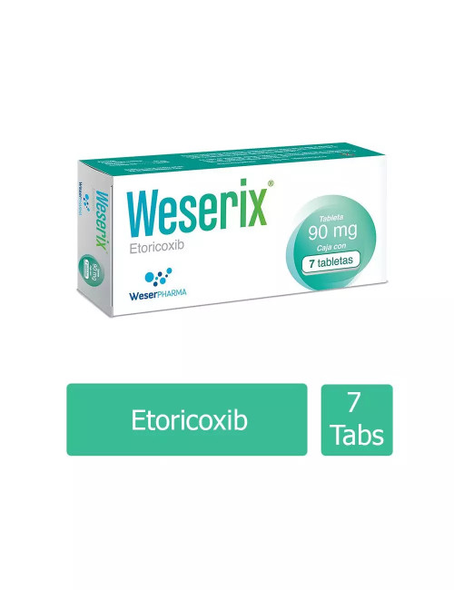 Weserix 90MG Caja x 7 Tabletas