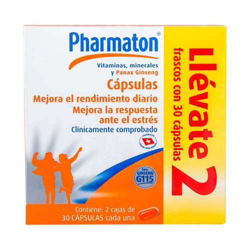 Pharmaton 2 Cajas x 60 Cápsulas