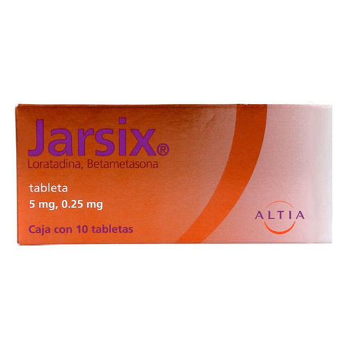 Jarsix 5MG/0.25MG Caja x 10 Tabletas