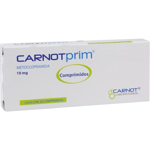 Carnotprim 10MG Caja x 20 Comprimidos