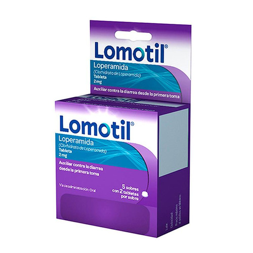 Lomotil 2MG Caja x 5 Sobres x 2 Tabletas