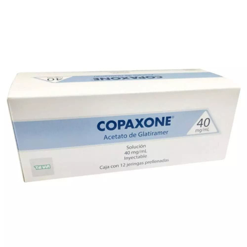 Copaxone 40MG/ML Solución Inyectable x 12 Jeringas Prellenadas