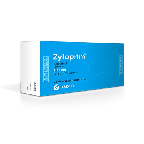 Zyloprim 100MG Caja x 60 Tabletas