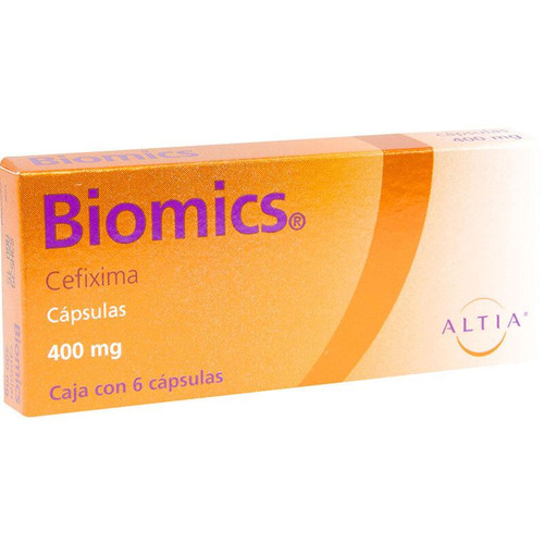 Biomics 400MG Caja x 6 Cápsulas