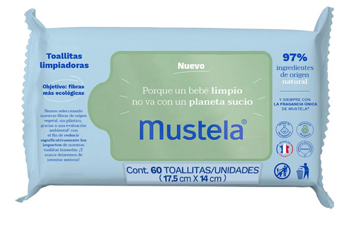 Mustela Toallitas Limpiadoras Paquete x 60 Unidades