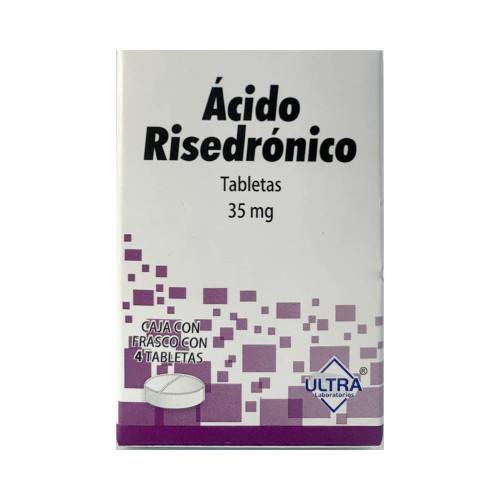 Ácido Risedrónico Ultra Lab 35 MG Caja x 4 Tabletas