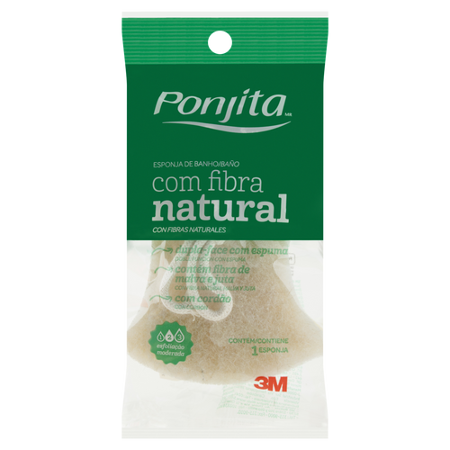 Esponja Corporal Ponjita con Fibras Naturales x 1 Unidad