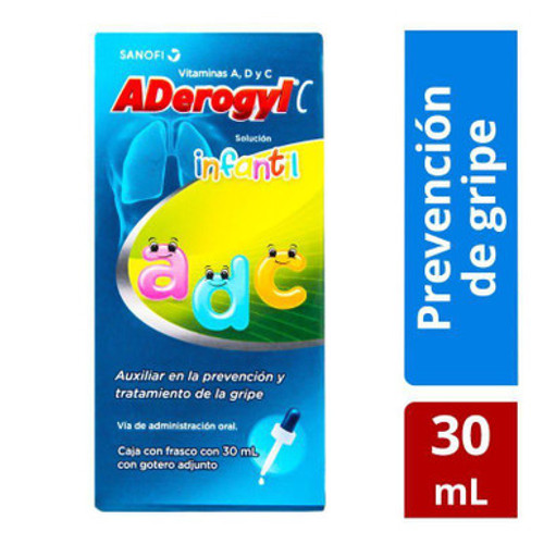 Aderogyl C Infantil Solución Frasco Gotero 30ML