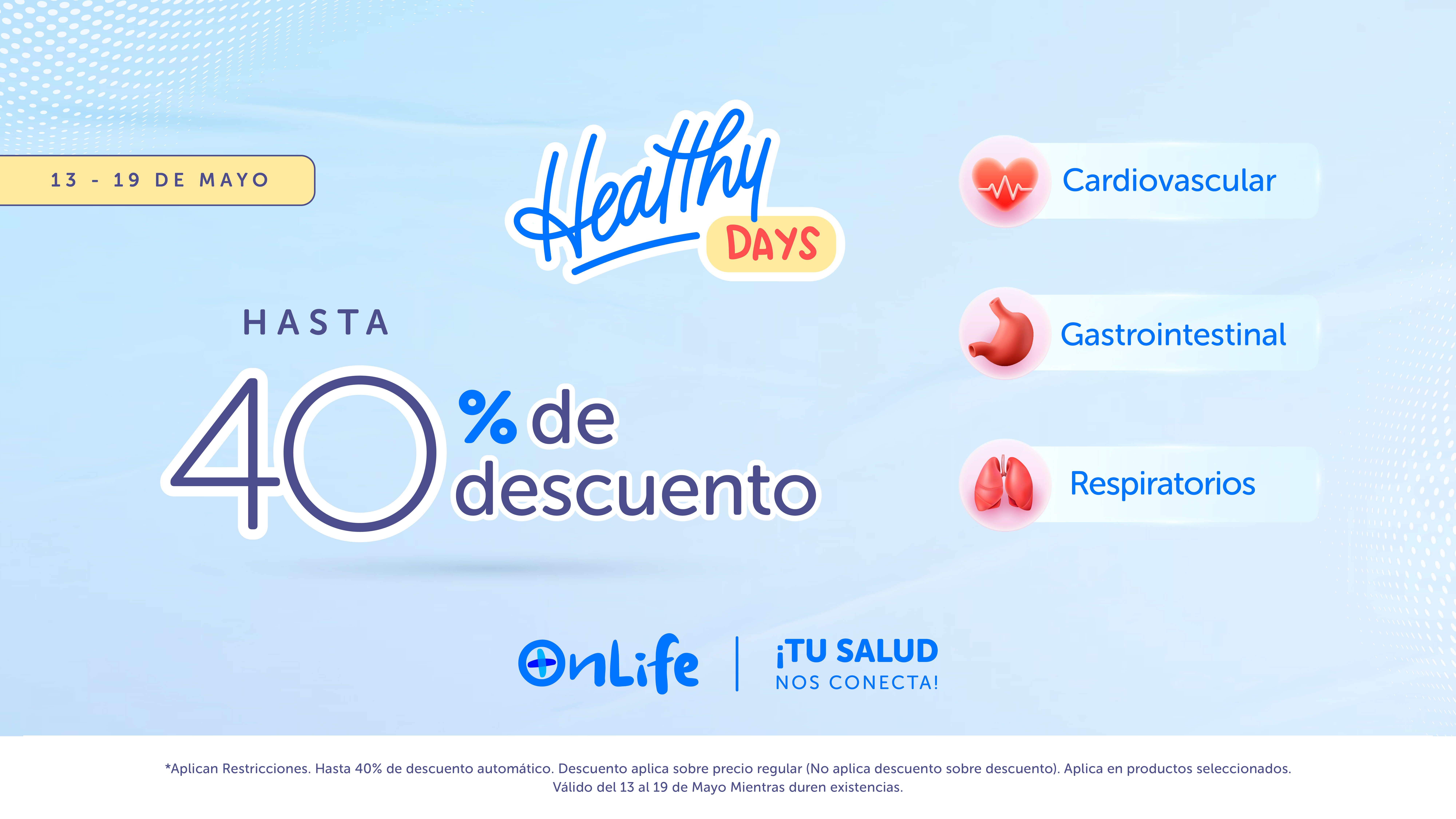 Healthy Days Hasta 40% OFF