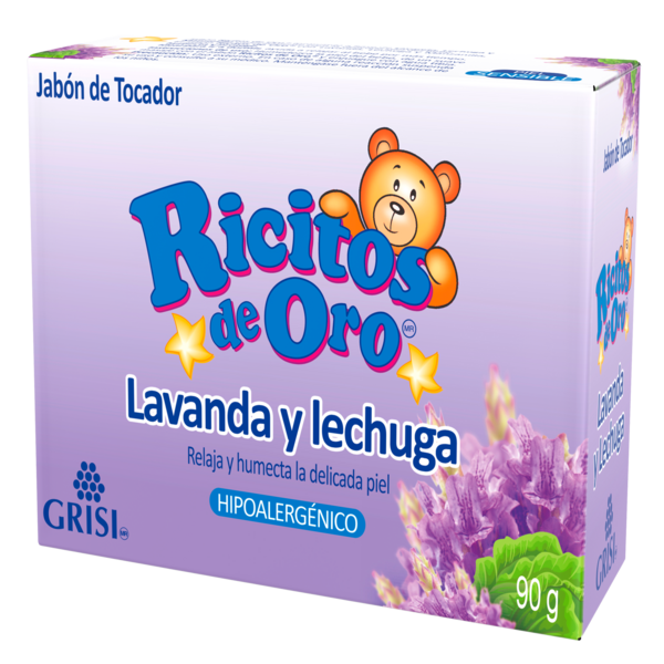 Jabón de Tocador para Bebé Ricitos de Oro Lavanday Lechuga 90 g