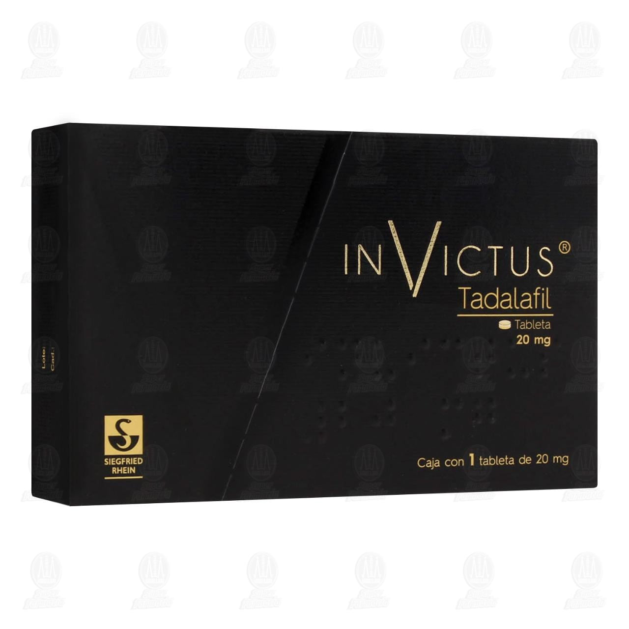 ONLIFE - Tu Farmacia Digital - Catálogo - Invictus 20MG Caja x 1 Tableta