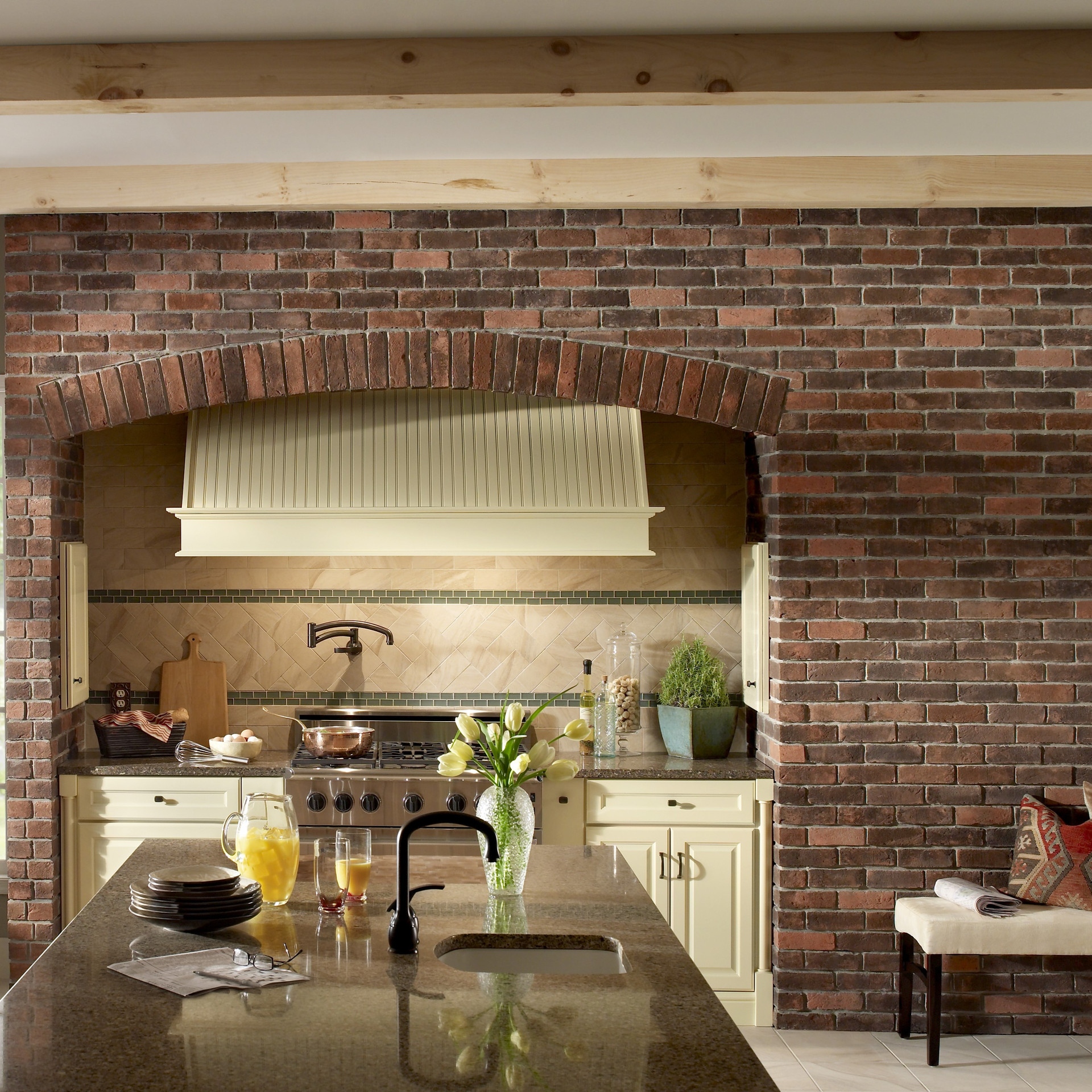 小物入れ Eldorado stone CaliforniaBrick Eldorado TundraBrick - Hartford - ACR Stone Group