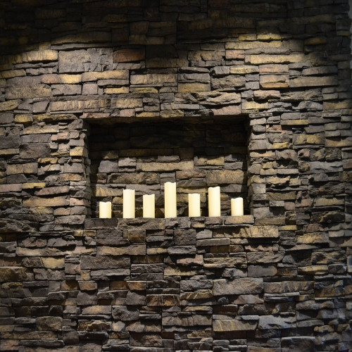 Eldorado Stacked Stone Panels - Dark Rundle ACR Stone Group