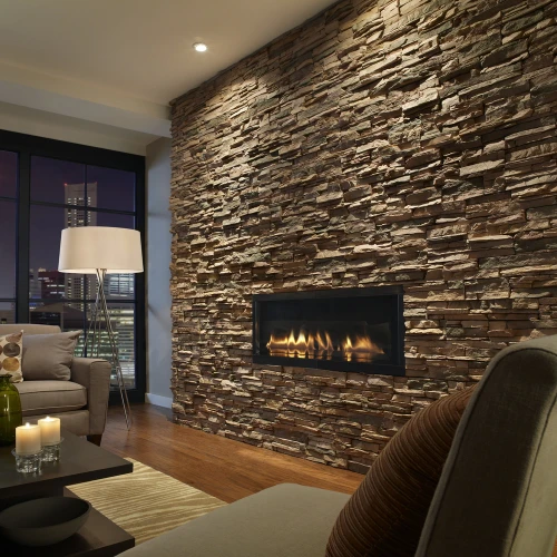 Eldorado Stacked Stone Panels - Dark Rundle ACR Stone Group