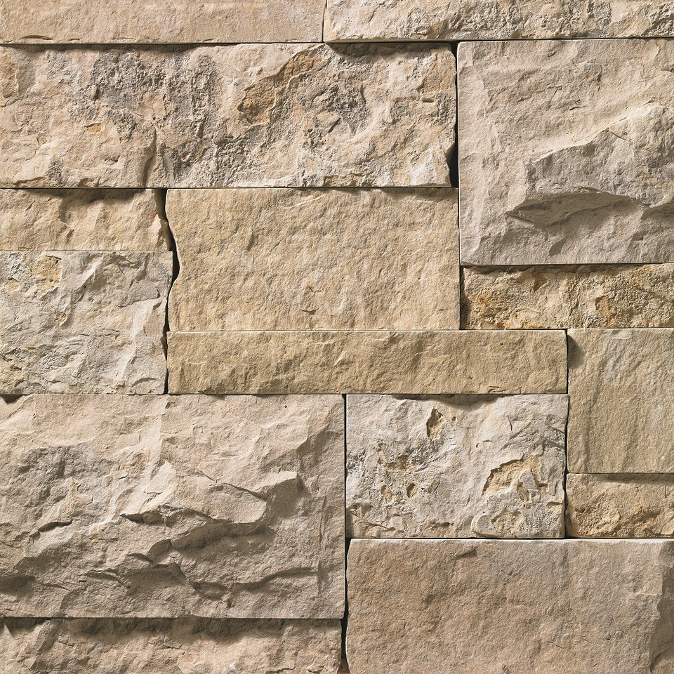 Square & Rectangular Refined Southwest Buff natural thin stone