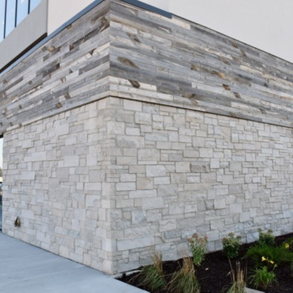 Square & Rectangular Dove natural thin stone