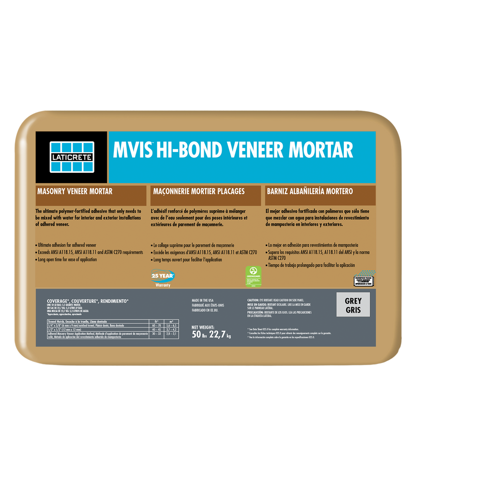 MVIS™ Hi-Bond Veneer Mortar - Laticrete